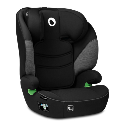 Fotelik samochodowy 100-150 cm Lionelo Lars i-Size Black Grey Fotelik samochodowy 100-150 cm Lionelo Lars i-Size Black Grey