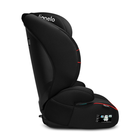 Fotelik samochodowy 100-150 cm Lionelo Lars i-Size Sporty Black Red Fotelik samochodowy 100-150 cm Lionelo Lars i-Size Sporty Black Red