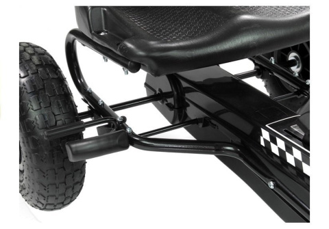 Gokart czerwony A-15 pompowane koła Lean Toys 598 Gokart czerwony A-15 pompowane koła Lean Toys 598