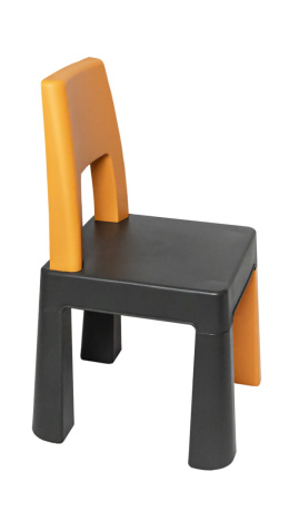 Krzesełko do kompletu Teggi Multifun grafit/musztarda