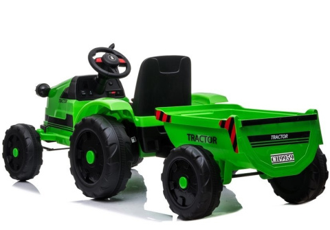 Traktor na akumulator z przyczepą Lean Toys CH9959 zielony 5329 3l+