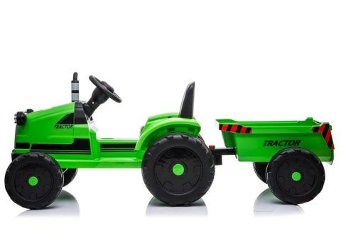 Traktor na akumulator z przyczepą Lean Toys CH9959 zielony 5329 3l+