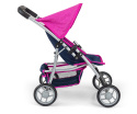 Wózek dla lalek Milly Mally Natalie Prestige Navy 3l+