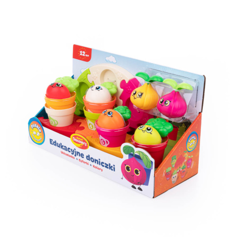 Zabawka Dumel Edukacyjne Doniczki Puzzle 12m+ Zabawka Dumel Edukacyjne Doniczki Puzzle 12m+