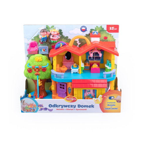 Zabawka edukacyjna Dumel Odkrywczy Domek 12m+ Zabawka edukacyjna Dumel Odkrywczy Domek 12m+