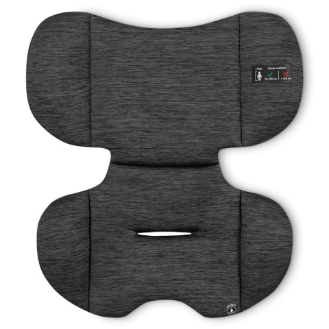 Fotelik samochodowy 76-150 cm Lionelo Levi One i-Size Black Grey Fotelik samochodowy 76-150 cm Lionelo Levi One i-Size Black Grey
