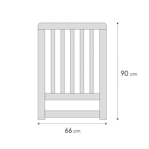 Drewniane łóżeczko dziecięce 120x60 Tomi XXII szary/sosna z szufladą