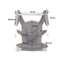 Nosidełko ergonomiczne Kinderkraft Huggy Grey