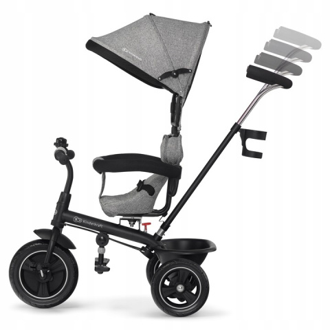 Rowerek dziecięcy trójkołowy 5w1 Kinderkraft Freeway Grey Melange Rowerek dziecięcy trójkołowy 5w1 Kinderkraft Freeway Grey Melange