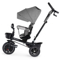 Rowerek dziecięcy trójkołowy 5w1 Kinderkraft Spinstep Grey 9m+