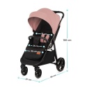 Wózek spacerowy Kinderkraft Grande Plus Black do 22 kg