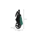 Wózek spacerowy Kinderkraft Rine Classic Black do 22 kg