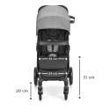 Wózek spacerowy Kinderkraft Trig 2 TR Grey do 22 kg