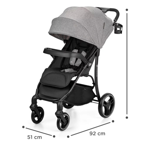 Wózek spacerowy Kinderkraft Trig 2 TR Grey do 22 kg Wózek spacerowy Kinderkraft Trig 2 TR Grey do 22 kg