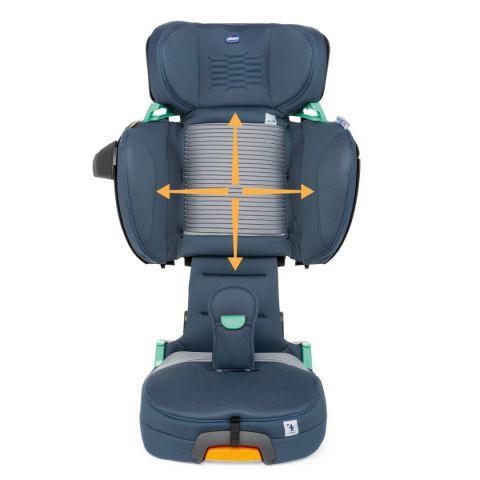 Fotelik samochodowy 100-150cm Chicco Fold&Go i-Size Air Black Fotelik samochodowy 100-150cm Chicco Fold&Go i-Size Air Black