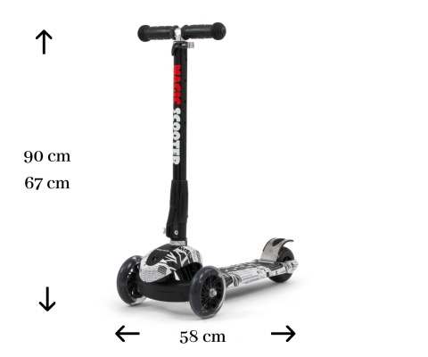 Hulajnoga dziecięca Milly Mally Scooter Magic Street 3l+