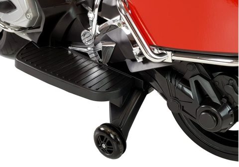 Motor na akumulator Lean Toys BMW R1200 Policja czerwony 3769 3l+ Motor na akumulator Lean Toys BMW R1200 Policja czerwony 3769 3l+