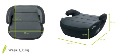 Podstawka samochodowa 125-150 cm 4Baby Boost Graphite i-Size Podstawka samochodowa 125-150 cm 4Baby Boost Graphite i-Size