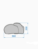 Podstawka samochodowa 125-150 cm Bebe Confort Manga Safe i-Size Full Grey Podstawka samochodowa 125-150 cm Bebe Confort Manga Safe i-Size Full Grey