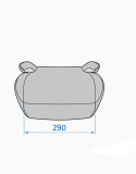 Podstawka samochodowa 125-150 cm Bebe Confort Manga Safe i-Size Full Grey Podstawka samochodowa 125-150 cm Bebe Confort Manga Safe i-Size Full Grey