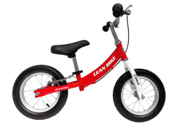 Rowerek biegowy do odpychania Lean Toys Carlo czerwony 2619