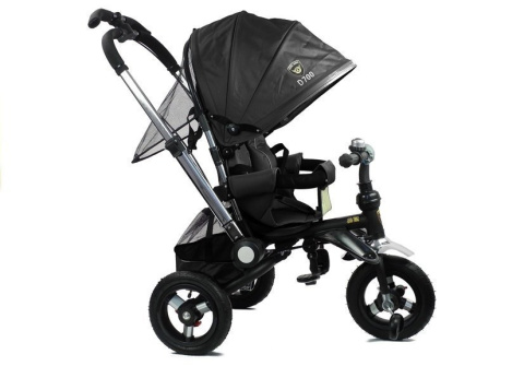 Rowerek trójkołowy Lean Toys PRO700 czarny Rowerek trójkołowy Lean Toys PRO700 czarny