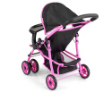 Wózek dla lalek Milly Mally Kate Prestige Black 3l+