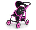 Wózek dla lalek Milly Mally Natalie Prestige Black 3l+