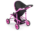 Wózek dla lalek Milly Mally Natalie Prestige Black 3l+