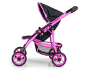 Wózek dla lalek Milly Mally Natalie Prestige Black 3l+