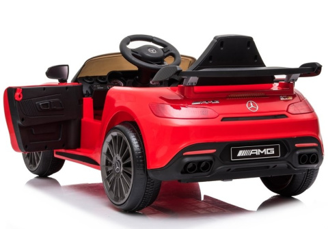 Auto na akumulator Lean Toys Mercedes AMG GT R czerwony Auto na akumulator Lean Toys Mercedes AMG GT R czerwony