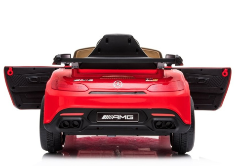 Auto na akumulator Lean Toys Mercedes AMG GT R czerwony Auto na akumulator Lean Toys Mercedes AMG GT R czerwony