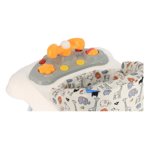 Chodzik dziecięcy z kierownicą i silikonowymi kółkami Baby Mix 47976 6m+ Chodzik dziecięcy z kierownicą i silikonowymi kółkami Baby Mix 47976 6m+