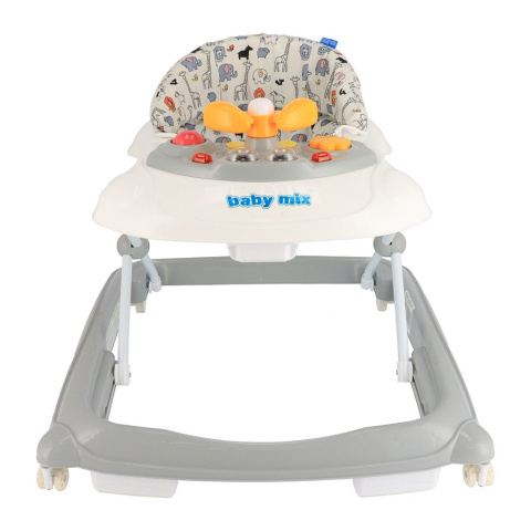 Chodzik dziecięcy z kierownicą i silikonowymi kółkami Baby Mix 47976 6m+ Chodzik dziecięcy z kierownicą i silikonowymi kółkami Baby Mix 47976 6m+