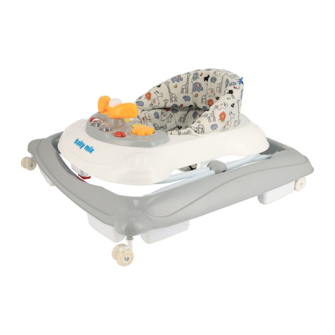 Chodzik dziecięcy z kierownicą i silikonowymi kółkami Baby Mix 47976 6m+ Chodzik dziecięcy z kierownicą i silikonowymi kółkami Baby Mix 47976 6m+