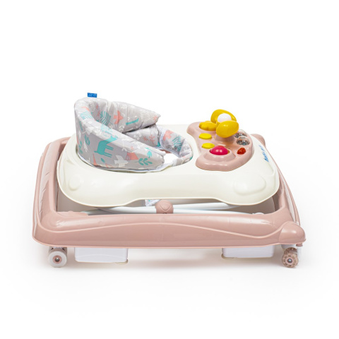 Chodzik dziecięcy z kierownicą i silikonowymi kółkami Baby Mix 53274 6m+ Chodzik dziecięcy z kierownicą i silikonowymi kółkami Baby Mix 53274 6m+