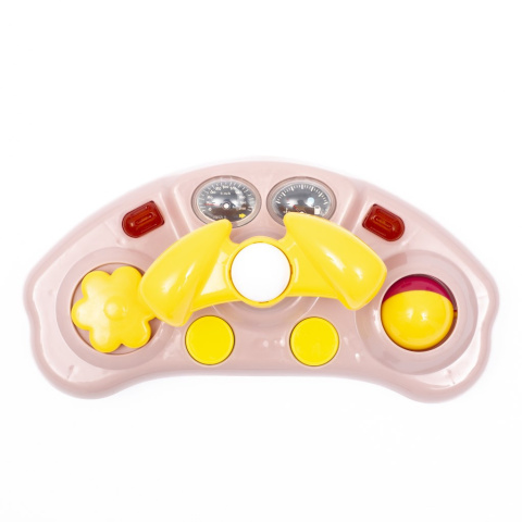 Chodzik dziecięcy z kierownicą i silikonowymi kółkami Baby Mix 53274 6m+ Chodzik dziecięcy z kierownicą i silikonowymi kółkami Baby Mix 53274 6m+