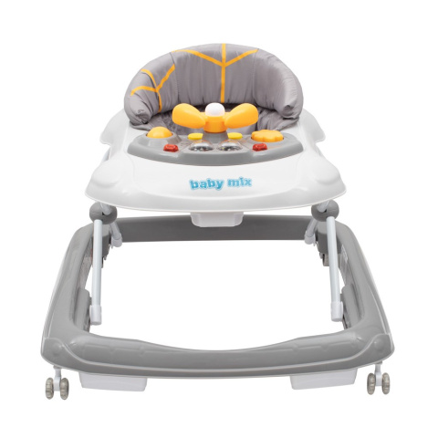 Chodzik dziecięcy z kierownicą i silikonowymi kółkami Baby Mix 39121 6m+ Chodzik dziecięcy z kierownicą i silikonowymi kółkami Baby Mix 39121 6m+