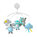 Karuzelka dla dzieci z pozytywką Baby Mix 43411 jeżyk, myszka, sowa Karuzelka dla dzieci z pozytywką Baby Mix 43411 jeżyk, myszka, sowa