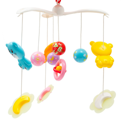 Karuzelka dla dzieci z projektorem Baby Mix 37046 czerwona Karuzelka dla dzieci z projektorem Baby Mix 37046 czerwona