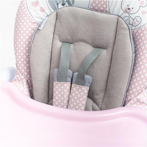 Krzesełko do karmienia Baby Mix Infant Pink 51184 Krzesełko do karmienia Baby Mix Infant Pink 51184