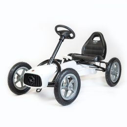 Pojazd na pedały Gokart Baby Mix Buggy biały 55293 5l+