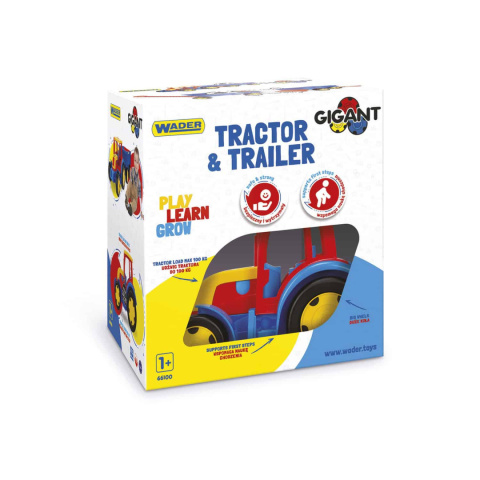 Wader Gigant Traktor z Przyczepą 66100 12m+ Wader Gigant Traktor z Przyczepą 66100 12m+