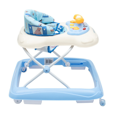 Chodzik dziecięcy z kierownicą i silikonowymi kółkami Baby Mix 44894 6m+ Chodzik dziecięcy z kierownicą i silikonowymi kółkami Baby Mix 44894 6m+