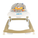 Chodzik dziecięcy z kierownicą i silikonowymi kółkami Baby Mix 47977 6m+