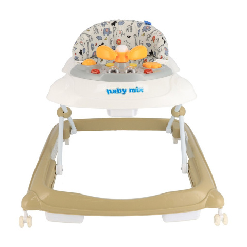 Chodzik dziecięcy z kierownicą i silikonowymi kółkami Baby Mix 47977 6m+ Chodzik dziecięcy z kierownicą i silikonowymi kółkami Baby Mix 47977 6m+