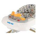 Chodzik dziecięcy z kierownicą i silikonowymi kółkami Baby Mix 47977 6m+