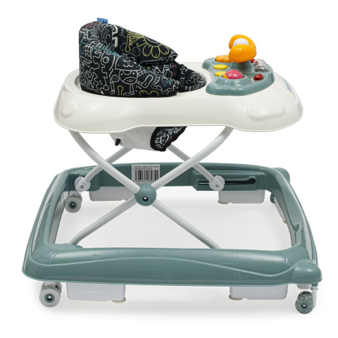 Chodzik dziecięcy z kierownicą i silikonowymi kółkami Baby Mix 53573 6m+ Chodzik dziecięcy z kierownicą i silikonowymi kółkami Baby Mix 53573 6m+