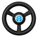 Jeździk traktor + przyczepa i narzędzia Baby Mix New Holland niebieski 12m+