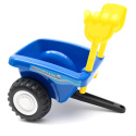 Jeździk traktor + przyczepa i narzędzia Baby Mix New Holland niebieski 12m+
